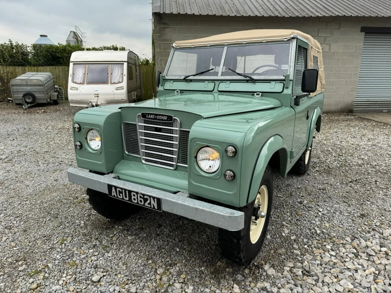 希少 80s LAND ROVER レザー切替 アシッド デニムブルゾン XL Rover 