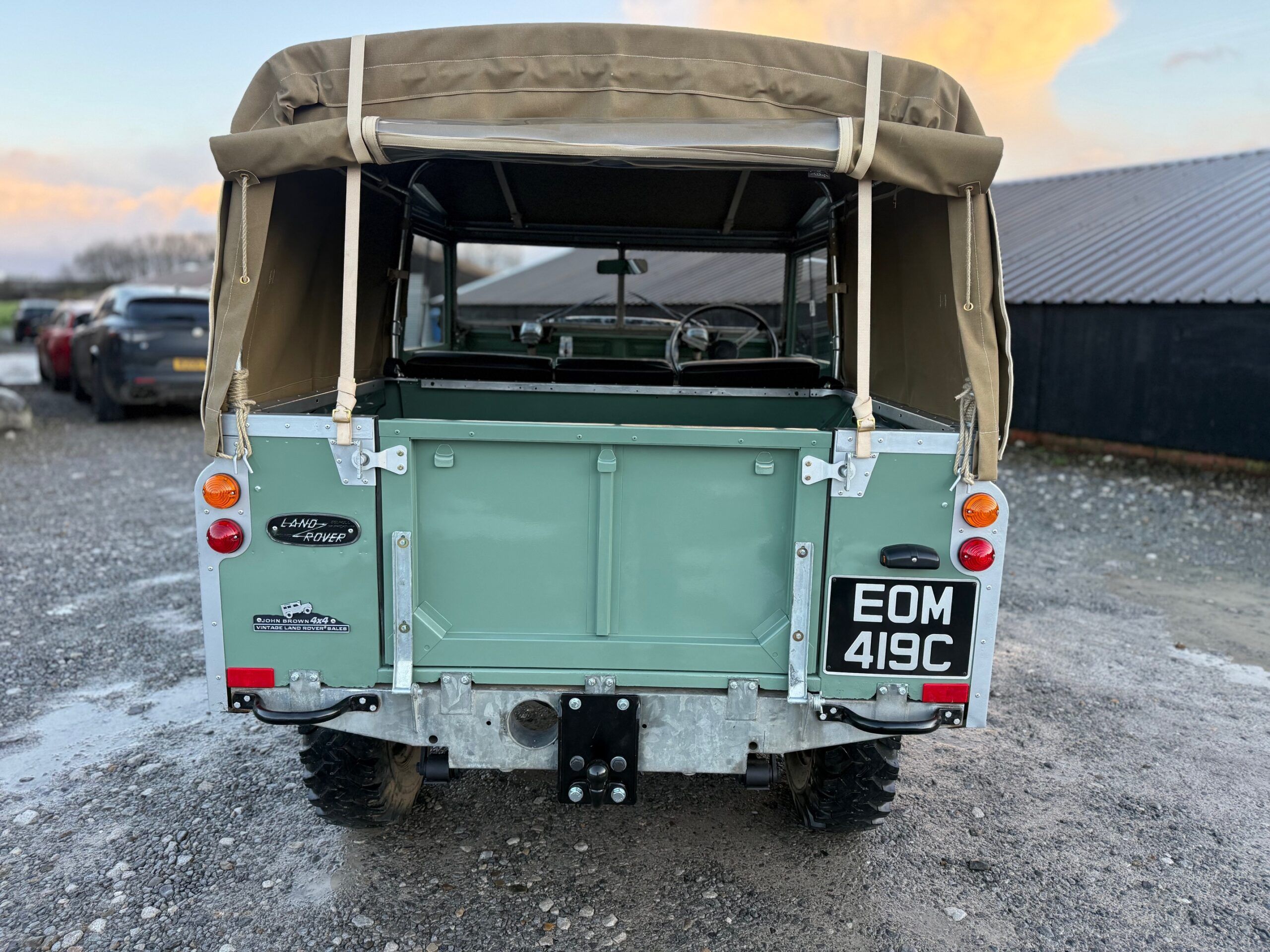 Hugo Land Rover Frame Land Rover® Series 2a *Galv Chassis & Overdrive* (EOM) - John Brown 4x4 Ltd